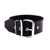 Rouge Garments 50mm Plain Black Leather Collar - Adult Planet - Online Sex Toys Shop UK